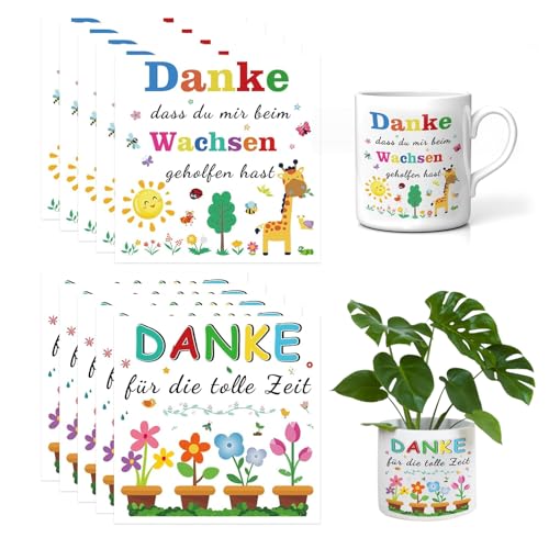 Gfamous 10 Stück Aufkleber für den Blumentopf, Danke, Dass Du Mir Beim Wachsen Geholfen Hast,Erzieherin Lehrerin Danke Sticker,Abschiedsgeschenk Erzieherin,Abschiedsgeschenk Kindergarten Gfamous 10 Stück Aufkleber für den Blumentopf, Danke, Dass Du Mir Beim Wachsen Geholfen Hast,Erzieherin Lehrerin Danke Sticker,Abschiedsgeschenk Erzieherin,Abschiedsgeschenk Kindergarten von Gfamous