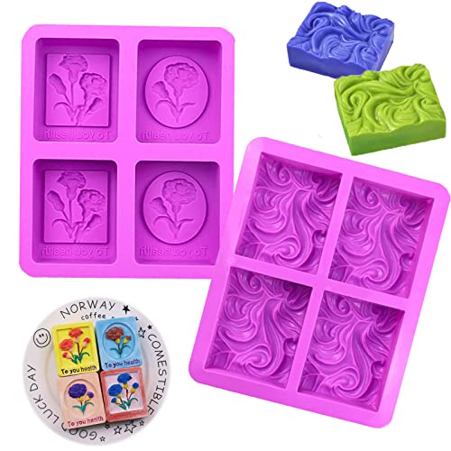 Gfamous 2 Stück Silikon Seifenformen,Silikonformen für Seife,Seifenformen,Silikon Seifenform,Hausgemachte Cupcake Form,Wiederverwendbar DIY Soap Mold für Seife Gelee Kuchen,Quadratische Gfamous 2 Stück Silikon Seifenformen,Silikonformen für Seife,Seifenformen,Silikon Seifenform,Hausgemachte Cupcake Form,Wiederverwendbar DIY Soap Mold für Seife Gelee Kuchen,Quadratische von Gfamous