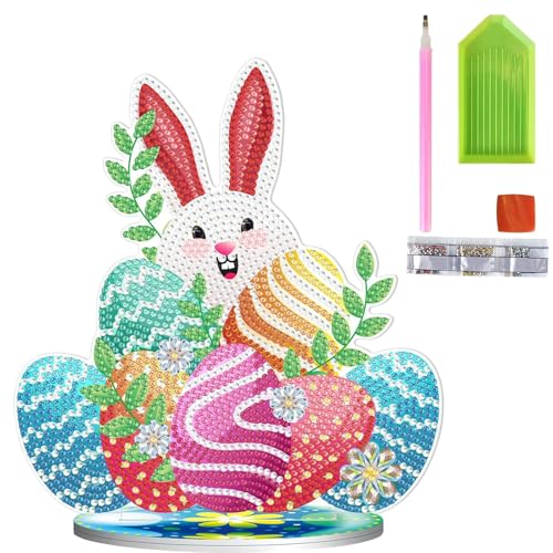 Gfamous Diamond Painting Ostern Kinder Ostern 5D Diamond Painting Kranz,Diamond Painting Ornamente, Handwerk Applique Mosaik Hase Ostereier Strass Kristall Dekoration Geschenk Gfamous Diamond Painting Ostern Kinder Ostern 5D Diamond Painting Kranz,Diamond Painting Ornamente, Handwerk Applique Mosaik Hase Ostereier Strass Kristall Dekoration Geschenk von Gfamous