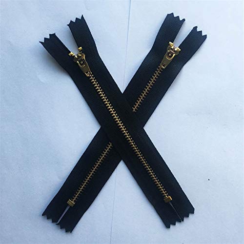 Gfpql WYanHua-Reißverschlüsse 10 stücke 3# Metall reißverschluss Zip Zippe, DIY schwarz weiß 8-18 cm Reißverschlüsse, für Jeans Nähen Handtasche Nähen, Langlebig und dennoch leicht von Gfpql