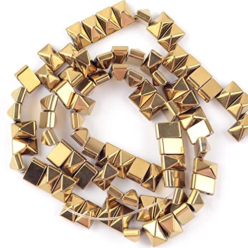 Natürliche Gold Hämatit Stein Niet Doppelloch Perlen for Schmuckherstellung Abstandshalter lose Perlen 6 * 3/6 * 8 * 4mm DIY Armbänder Strang 15 "39cm Handgefertigte Handwerker. Natürliche Gold Hämatit Stein Niet Doppelloch Perlen for Schmuckherstellung Abstandshalter lose Perlen 6 * 3/6 * 8 * 4mm DIY Armbänder Strang 15 "39cm Handgefertigte Handwerker. von Gfsdjalkj