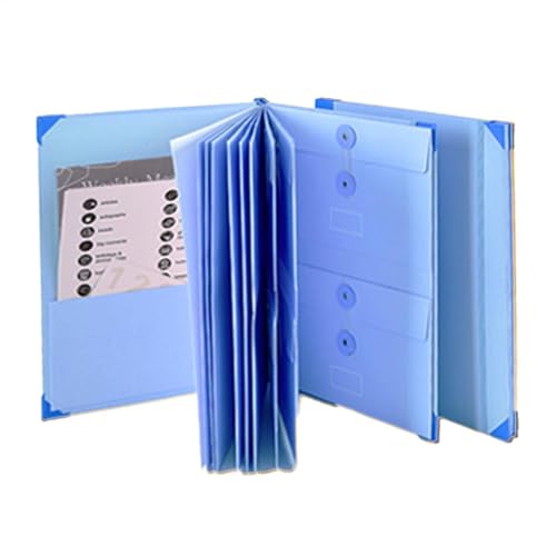 -Aktenordner, tragbare Fächermappe, 26 x 32 cm, verstärkter Quittungs-Organizer mit Etiketten für Arbeitsbedarf, Akten, Rechnungen und Reisepässe -Aktenordner, tragbare Fächermappe, 26 x 32 cm, verstärkter Quittungs-Organizer mit Etiketten für Arbeitsbedarf, Akten, Rechnungen und Reisepässe von Ghjkldha