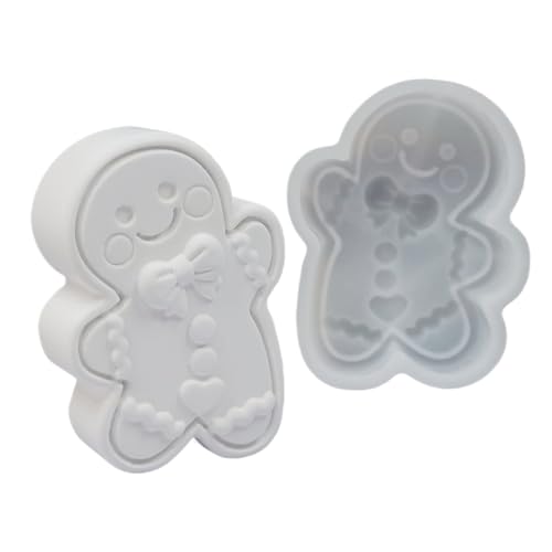 Christmas Molds Set, Gingerbread Man Tray, Silicone Craft Shaper, 3.07x4.09 inches, Nonstick Flexible, Multi-Material Compatibility, Holiday Resin Soap Clay Wax Home Project Use Christmas Molds Set, Gingerbread Man Tray, Silicone Craft Shaper, 3.07x4.09 inches, Nonstick Flexible, Multi-Material Compatibility, Holiday Resin Soap Clay Wax Home Project Use von Ghjkldha