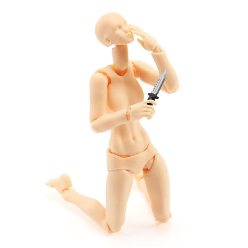 Drawing Action Figures, Realistic Poseable Model with Movable Joints, Adjustable Art Mannequin Other Wise Base, Sketching, Painting, and Photography Reference 5.12x10.83 Inches von Ghjkldha