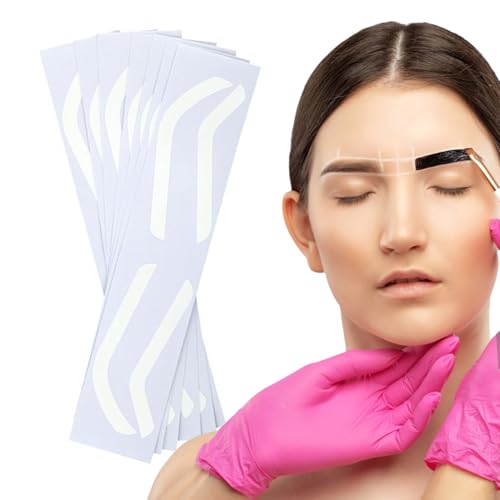 Eyebrow Stencil Stickers, 50 Pairs Shaping Templates, Adhesive Tape for Tinting & Airbrush, Waterproof & Easy Apply, Professional Makeup Kit, Women Beauty Tool Eyebrow Stencil Stickers, 50 Pairs Shaping Templates, Adhesive Tape for Tinting & Airbrush, Waterproof & Easy Apply, Professional Makeup Kit, Women Beauty Tool von Ghjkldha