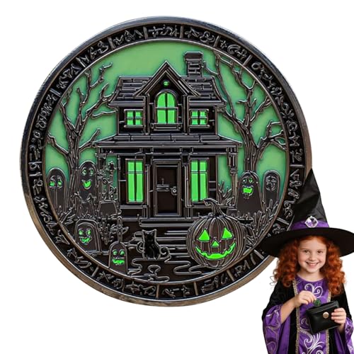 Ghjkldha Collectible Coin, Commemorative Token, Novelty Keepsake Gift, 1.77x1.77 Inches, Display Piece Decor, Ideal for Men Women Kids, Home Collection Shelf Toy Showcase Use von Ghjkldha