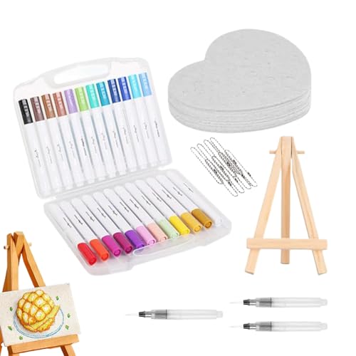 Ghjkldha Foam Texture Painting Kit, Foam Art Drawing Set, Color Markers, Creative Crafts Supplies, Paper Wood Material, Heart Rectangle Styles, for Kids Girls Boys Children, Fun Educational Ghjkldha Foam Texture Painting Kit, Foam Art Drawing Set, Color Markers, Creative Crafts Supplies, Paper Wood Material, Heart Rectangle Styles, for Kids Girls Boys Children, Fun Educational von Ghjkldha