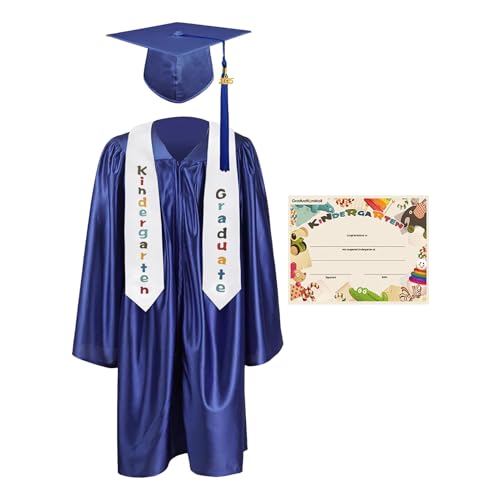 Ghjkldha Kindergarten Abschlussmütze Und Talar | Zur Feier Des Abschlusses Kleidung Für Kleinkinder - Festtagsoutfit Zur Gratulation Für Vorschüler & Kindergartenkinder Ghjkldha Kindergarten Abschlussmütze Und Talar | Zur Feier Des Abschlusses Kleidung Für Kleinkinder - Festtagsoutfit Zur Gratulation Für Vorschüler & Kindergartenkinder von Ghjkldha