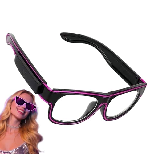 Ghjkldha Leuchtende Brille, LED Sonnenbrille mit Beleuchtung, Leuchtende Accessoires für Geburtstag Pool Halloween Hochzeit Festival Kinder Ghjkldha Leuchtende Brille, LED Sonnenbrille mit Beleuchtung, Leuchtende Accessoires für Geburtstag Pool Halloween Hochzeit Festival Kinder von Ghjkldha