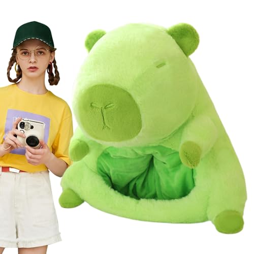 Ghjkldha Plüsch-Capybara-Kopfbedeckung, Kopfmaske, niedliche Tier-Cosplay-Kopfbedeckung, neuartiges Capybara-Kostüm, 37 x 35 cm, gefüllte Kopfbedeckung, lustiger Plüsch- Ghjkldha Plüsch-Capybara-Kopfbedeckung, Kopfmaske, niedliche Tier-Cosplay-Kopfbedeckung, neuartiges Capybara-Kostüm, 37 x 35 cm, gefüllte Kopfbedeckung, lustiger Plüsch- von Ghjkldha