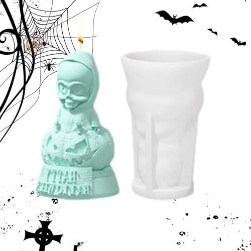 Halloween-Formen, Geisterkerzenform, Halloween-Kerzenformen, Silikonform für Epoxidharz, Kerze, handgefertigte Seife, Halloween- Halloween-Formen, Geisterkerzenform, Halloween-Kerzenformen, Silikonform für Epoxidharz, Kerze, handgefertigte Seife, Halloween- von Ghjkldha