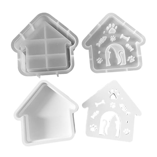 Home Silikonschablone | Katzenhaus Kerzen Gießform - Deko Niedliches Bastelwerkzeug Für Schreibtisch Halloween Kinderzimmer Wohnzimmer Home Silikonschablone | Katzenhaus Kerzen Gießform - Deko Niedliches Bastelwerkzeug Für Schreibtisch Halloween Kinderzimmer Wohnzimmer von Ghjkldha