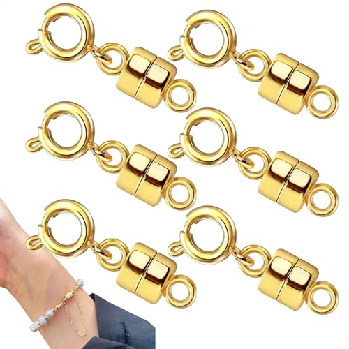 Magnetische Halskettenverschlüsse und Verschlüsse, Schmuckverschlüsse, Armband-Verlängerung, 6 x starke Magnetlegierung, Mode-Accessoires für die Armbandherstellung Magnetische Halskettenverschlüsse und Verschlüsse, Schmuckverschlüsse, Armband-Verlängerung, 6 x starke Magnetlegierung, Mode-Accessoires für die Armbandherstellung von Ghjkldha