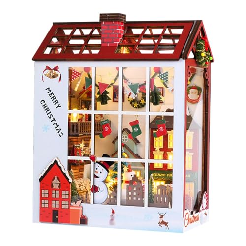 Miniatur Book Nook Kit - Kreatives Holzpuzzle für Bücherregal- , charmante Buchecken-Display, perfektes Urlaubsprojekt und Geschenkidee, dekorative Buchstützen für Bücherregale Miniatur Book Nook Kit - Kreatives Holzpuzzle für Bücherregal- , charmante Buchecken-Display, perfektes Urlaubsprojekt und Geschenkidee, dekorative Buchstützen für Bücherregale von Ghjkldha