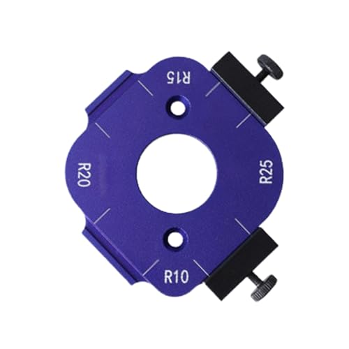 Oberfräsen-Eckradius-Schablone, 4-in-1-Router-Eckradius-Schablone, Aluminiumlegierung, Bogenpositionierungsvorrichtung, tragbares Werkzeug zum Schneiden von Holzplatten, Eckradiusvorrichtung für Oberfräsen-Eckradius-Schablone, 4-in-1-Router-Eckradius-Schablone, Aluminiumlegierung, Bogenpositionierungsvorrichtung, tragbares Werkzeug zum Schneiden von Holzplatten, Eckradiusvorrichtung für von Ghjkldha