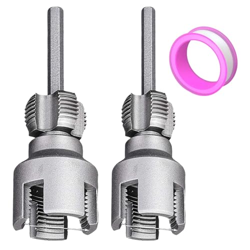 PVC Pipe Threading Tool, Thread Maker Cutter, External and Internal Dies, 5.08x1.38x5.24 Inches, Electric Drill Compatible, Construction, for Water Tubes, Home Improvement PVC Pipe Threading Tool, Thread Maker Cutter, External and Internal Dies, 5.08x1.38x5.24 Inches, Electric Drill Compatible, Construction, for Water Tubes, Home Improvement von Ghjkldha