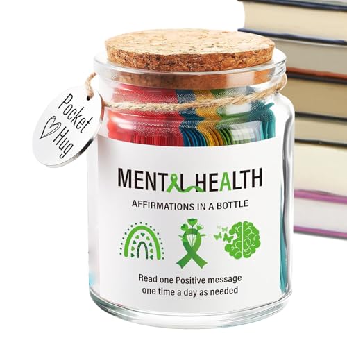 Positive Messages in a Jar, Portable Motivational Jar, 3.31x2.17x2.72 Inches Emotional Support Cards, Stress Relief Tools, Wellness Encouragement, Ideal for Personal Wellbeing Positive Messages in a Jar, Portable Motivational Jar, 3.31x2.17x2.72 Inches Emotional Support Cards, Stress Relief Tools, Wellness Encouragement, Ideal for Personal Wellbeing von Ghjkldha