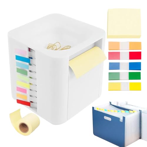 Schreibtisch-Haftnotizspender – Haftnotizblock-Spender, Organizer, Schreibtisch-Organizer, Bürozubehör für Schrank, Schreibtisch, Zuhause, Schule, Klassenzimmer, Wohnheim, Arbeitsplatz Schreibtisch-Haftnotizspender – Haftnotizblock-Spender, Organizer, Schreibtisch-Organizer, Bürozubehör für Schrank, Schreibtisch, Zuhause, Schule, Klassenzimmer, Wohnheim, Arbeitsplatz von Ghjkldha