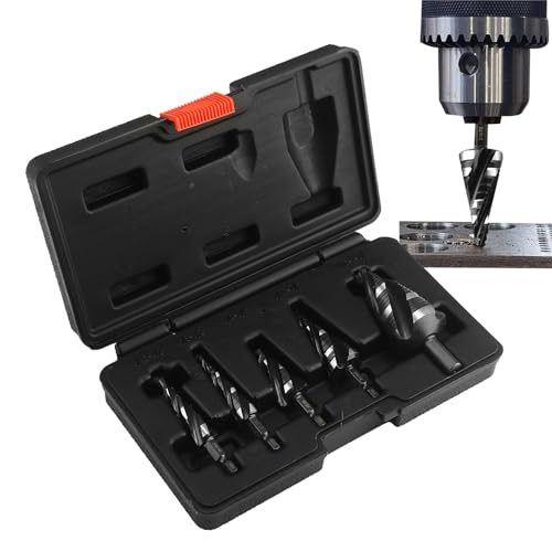 Step Drill, Step Bits Metal, High Speed, Steel Spiral Cutting Tools, 7.87x4.8x1.65 inches, Industrial Grade for Wood, Aluminum, Stainless Steel, PP, Precision Drilling Tool Step Drill, Step Bits Metal, High Speed, Steel Spiral Cutting Tools, 7.87x4.8x1.65 inches, Industrial Grade for Wood, Aluminum, Stainless Steel, PP, Precision Drilling Tool von Ghjkldha