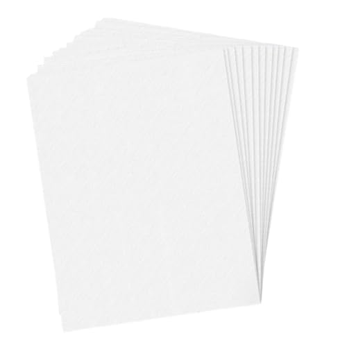 Stickpapier zum Abwaschen, bedruckbare Transferblätter, lösliche Nähstabilisatoren, Set mit 8 Stück für Druck- oder Zeichenmuster, Näh- und Bastelprojekte, 21,6 x 27,9 cm Stickpapier zum Abwaschen, bedruckbare Transferblätter, lösliche Nähstabilisatoren, Set mit 8 Stück für Druck- oder Zeichenmuster, Näh- und Bastelprojekte, 21,6 x 27,9 cm von Ghjkldha