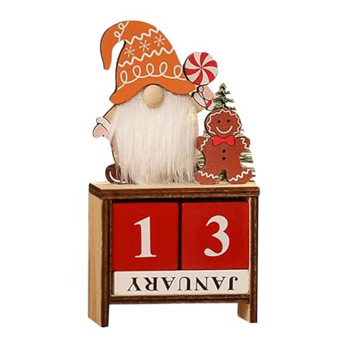 Weihnachts-Countdown, Weihnachts-Countdown-Kalender, Countdown-Kalender, Holz-Tischblock, Dekoration, Weihnachts-Countdown-Blöcke für Abendessen, Couchtisch Weihnachts-Countdown, Weihnachts-Countdown-Kalender, Countdown-Kalender, Holz-Tischblock, Dekoration, Weihnachts-Countdown-Blöcke für Abendessen, Couchtisch von Ghjkldha