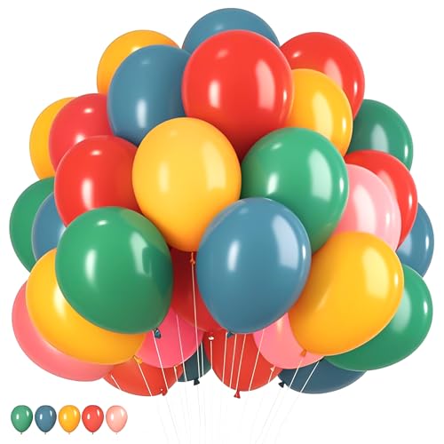 100 Luftballons Bunt,Rot Gelb Blau Regenbogen Luftballons,12” Bunt Latex Ballons für Ballongirlande Oder Ballonbogen als Party, Geburtstags,Hochzeit,Babypartydekoration 100 Luftballons Bunt,Rot Gelb Blau Regenbogen Luftballons,12” Bunt Latex Ballons für Ballongirlande Oder Ballonbogen als Party, Geburtstags,Hochzeit,Babypartydekoration von Ghoietv