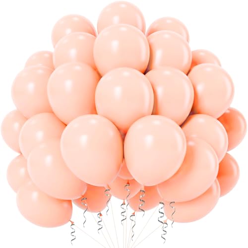 Luftballons Pastell Orange 100 Stück,12 Zoll Macaron Orange Helium Ballons für Mädchen Frau Geburtstag Ballon Girlande Babyparty Hochzeit von Ghoietv
