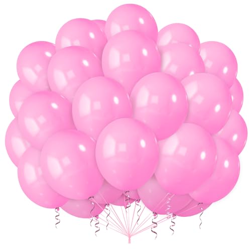 Luftballons Rosa,100 Stück 12 Zoll Rosa Ballons,Pink Latex Luftballons für Frauen Mädchen Geburtstagsfeier Braut Babyparty Hochzeit Abschlussfeier Jahrestag Dekorationen Luftballons Rosa,100 Stück 12 Zoll Rosa Ballons,Pink Latex Luftballons für Frauen Mädchen Geburtstagsfeier Braut Babyparty Hochzeit Abschlussfeier Jahrestag Dekorationen von Ghoietv