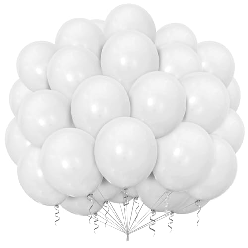 Luftballons Weiß,100 Stück 12 Zoll Weiße Latex Ballons für Jungen Mädchen Partydeko Geburtstags Hochzeits Babyparty Festival Jahrestag Deko Luftballons Weiß,100 Stück 12 Zoll Weiße Latex Ballons für Jungen Mädchen Partydeko Geburtstags Hochzeits Babyparty Festival Jahrestag Deko von Ghoietv
