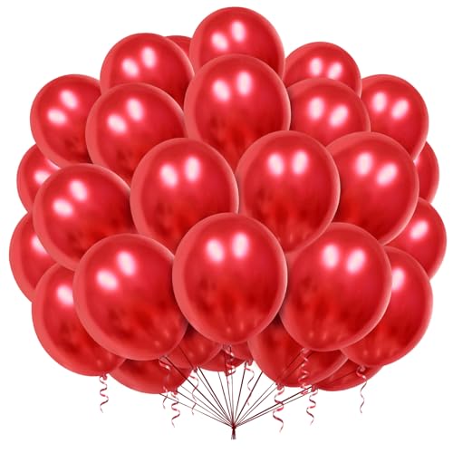 Rote Luftballons,100 Stück 12 Zoll Rote Latex Ballons für Rot Thema Geburtstag Hochzeit Baby Shower Karneval Veranstaltungen Party Jahrestag Dekorationen Rote Luftballons,100 Stück 12 Zoll Rote Latex Ballons für Rot Thema Geburtstag Hochzeit Baby Shower Karneval Veranstaltungen Party Jahrestag Dekorationen von Ghoietv