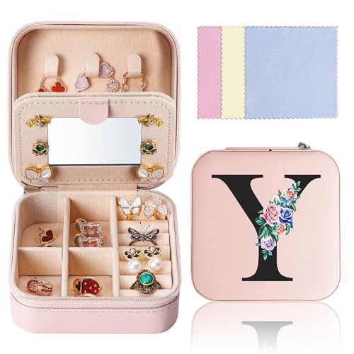 Klein Schmuckkästchen Reise mit Spiegel, Schmuck-Reiseetui leder Schmuckschatulle tragbar Schmuckbox Schmuckkasten Schmucketui für Damen Mädchen Geschenk Klein Schmuckkästchen Reise mit Spiegel, Schmuck-Reiseetui leder Schmuckschatulle tragbar Schmuckbox Schmuckkasten Schmucketui für Damen Mädchen Geschenk von Ghope