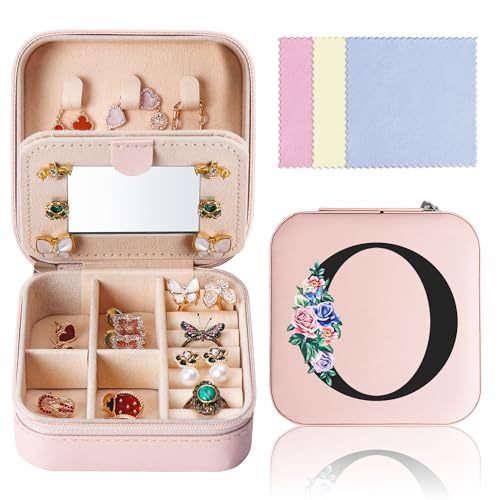 Klein Schmuckkästchen Reise mit Spiegel, Schmuck-Reiseetui leder Schmuckschatulle tragbar Schmuckbox Schmuckkasten Schmucketui für Damen Mädchen Geschenk Klein Schmuckkästchen Reise mit Spiegel, Schmuck-Reiseetui leder Schmuckschatulle tragbar Schmuckbox Schmuckkasten Schmucketui für Damen Mädchen Geschenk von Ghope