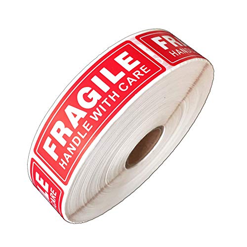 Fragile Aufkleber 1/500 Stück - Fragile Pflegeetiketten - zum Bewegen, Versenden, Versenden per Post von Ghulumn