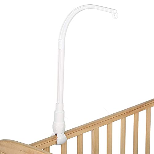 Baby Bett Glocke Halter, Infant Krippe Bett Glocke Spieluhr Halter Kinderbett Wiege Mobile Arm Arm Halterung Klemmbefestigung Neugeborene Baby Kleinkinder Mädchen Bett von Ghzste