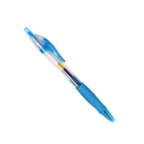 Ghzste Einziehbarer Kugelschreiber, 0,5 Mm Tipp, Premium-Kunststoffmaterial, Schnelltupplertinte, Schreibstifte der Schüler, Stifte für Büroschulen Zum Schreiben (Blau) von Ghzste