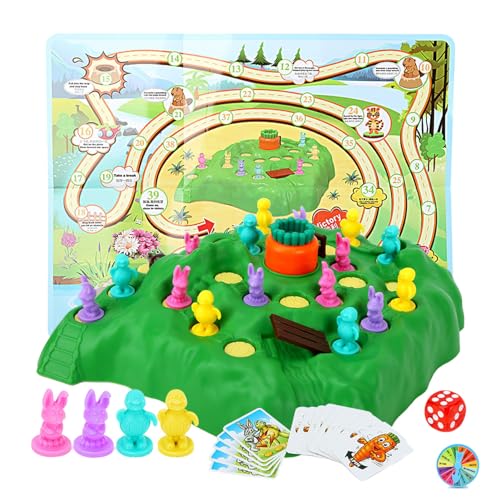 Ghzste Funny Bunny Game Family Brettspiel für Kinder und Erwachsene Tortoise Bunny Trap Wettbewerbsfähiges Brettspiel Interaktives Bildungsmultiplayer Hare Trap -Spiel Ghzste Funny Bunny Game Family Brettspiel für Kinder und Erwachsene Tortoise Bunny Trap Wettbewerbsfähiges Brettspiel Interaktives Bildungsmultiplayer Hare Trap -Spiel von Ghzste