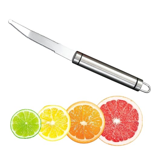 Ghzste Grapefruitmesser aus Edelstahl, Orangen- und Zitrusschäler, Kreative Messer mit Gebogener Klinge, Zitronenschneider, Grapefruitmesser, Haushalts-Obstschneider, Küchenschälwerkzeuge Ghzste Grapefruitmesser aus Edelstahl, Orangen- und Zitrusschäler, Kreative Messer mit Gebogener Klinge, Zitronenschneider, Grapefruitmesser, Haushalts-Obstschneider, Küchenschälwerkzeuge von Ghzste