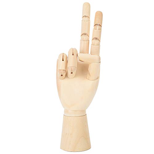 Holzhandmodell mit Flexiblen Gelenken, Genaue Proportionen, Fotografie -Requisiten für Künstlermodell, Sketch Sketch Decoration Table Toys von Ghzste