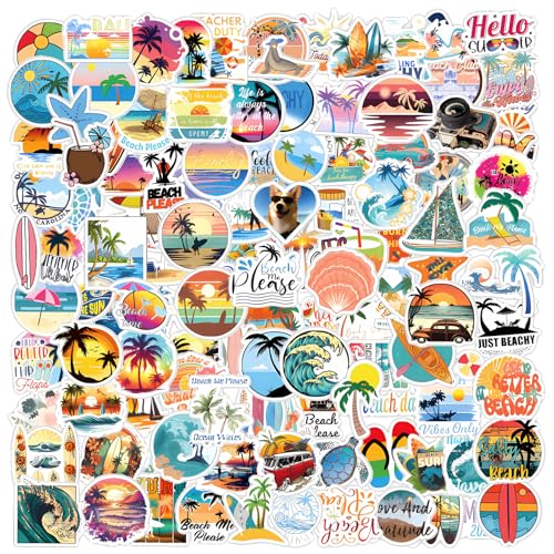 Giantree 120 Stück Sommer-Strand-Aufkleber, Selbstklebende Urlaub Strandaufkleber Sommer-Surfen Stickers koffer aufkleber für Hawaii Partygeschenke Urlaub Scrapbooking Tagebuch Giantree 120 Stück Sommer-Strand-Aufkleber, Selbstklebende Urlaub Strandaufkleber Sommer-Surfen Stickers koffer aufkleber für Hawaii Partygeschenke Urlaub Scrapbooking Tagebuch von Giantree