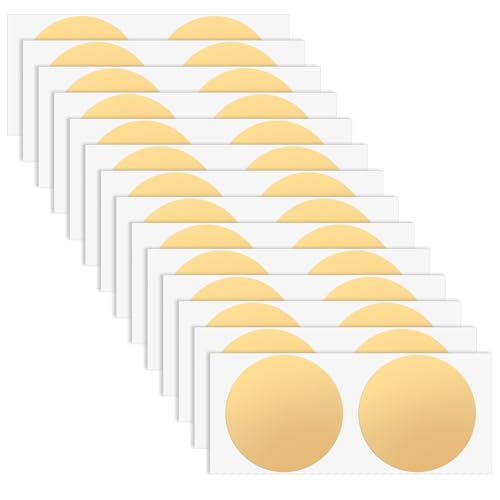 Giantree 50 Stück Runde Rubbelaufkleber, 5cm Goldene Rubbel Etiketten Rubbellose Aufkleber Kreativität Scratch off Sticker Rubbeletiketten zum Aufkleben für überraschung Geeignet Postkarten Geschenke Giantree 50 Stück Runde Rubbelaufkleber, 5cm Goldene Rubbel Etiketten Rubbellose Aufkleber Kreativität Scratch off Sticker Rubbeletiketten zum Aufkleben für überraschung Geeignet Postkarten Geschenke von Giantree