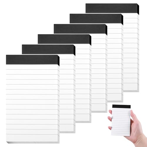 Giantree 6 Stück Notizblock Klein A7, Mini Schreibblock, 30 Blatt pro Block Kleine Notizblöcke Liniert Schreibblock Mini Notizblöcke Ersatzblöcke für Arbeit Studie Büro Schule Haushalt Giantree 6 Stück Notizblock Klein A7, Mini Schreibblock, 30 Blatt pro Block Kleine Notizblöcke Liniert Schreibblock Mini Notizblöcke Ersatzblöcke für Arbeit Studie Büro Schule Haushalt von Giantree
