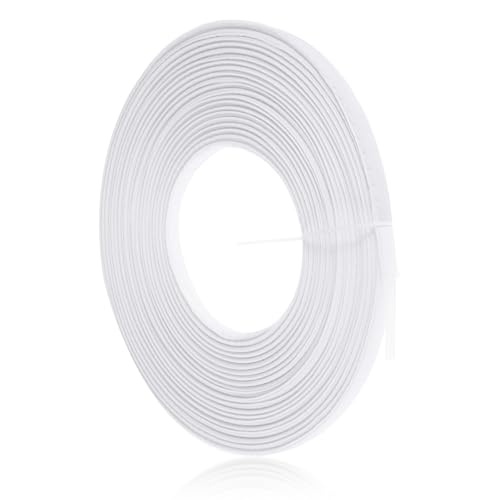 Giantree Baumwollüberzogene Polyesterstäbchen, 10 mm, weiß, Polypropylen + Baumwolle, klassisch, einfarbig, für Hochzeiten Giantree Baumwollüberzogene Polyesterstäbchen, 10 mm, weiß, Polypropylen + Baumwolle, klassisch, einfarbig, für Hochzeiten von Giantree