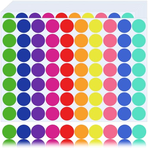 10 Farben 20mm Klebepunkte Bunt 1400 Stück Punkt Aufkleber Markierungspunkte Runde Aufkleber Bunte Klebepunkte Glue Dots Farbige Klebepunkte Etiketten Selbstklebende für Kalender Büro Schule 10 Farben 20mm Klebepunkte Bunt 1400 Stück Punkt Aufkleber Markierungspunkte Runde Aufkleber Bunte Klebepunkte Glue Dots Farbige Klebepunkte Etiketten Selbstklebende für Kalender Büro Schule von Gicare