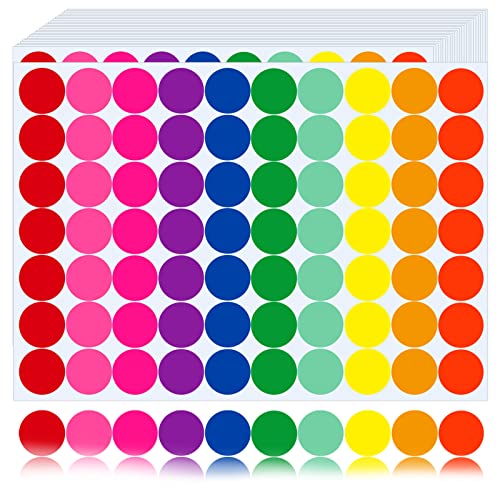 1400 Stück 20mm Klebepunkte Bunt 10 Farben Punkt Aufkleber Sticker, Aufkleber Rund, Bunte Klebepunkte, Farbige Etiketten Markierungspunkte Selbstklebende für Kalender Büro Schule 1400 Stück 20mm Klebepunkte Bunt 10 Farben Punkt Aufkleber Sticker, Aufkleber Rund, Bunte Klebepunkte, Farbige Etiketten Markierungspunkte Selbstklebende für Kalender Büro Schule von Gicare