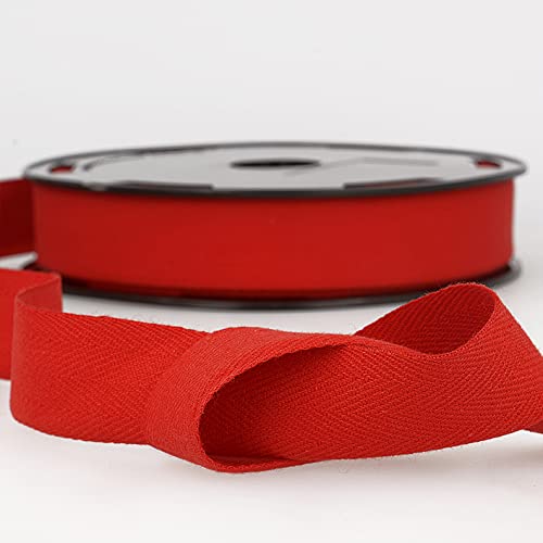 Baumwoll-Twill-Klebeband, 10 m, Fischgrätenmuster, 25 mm breit, Rot Giddy Square Baumwoll-Twill-Klebeband, 10 m, Fischgrätenmuster, 25 mm breit, Rot Giddy Square von Giddy Square