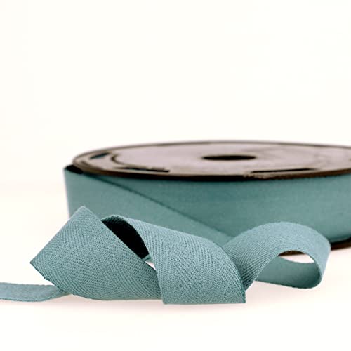 Baumwoll-Twillband, 10 m lang, Fischgrätenmuster, 25 mm breit, Staubblau Giddy Square Baumwoll-Twillband, 10 m lang, Fischgrätenmuster, 25 mm breit, Staubblau Giddy Square von Giddy Square