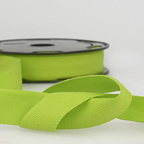 Baumwoll-Twillband, 2 m lang, Fischgrätenmuster, 25 mm breit, Lindgrün Giddy Square Baumwoll-Twillband, 2 m lang, Fischgrätenmuster, 25 mm breit, Lindgrün Giddy Square von Giddy Square