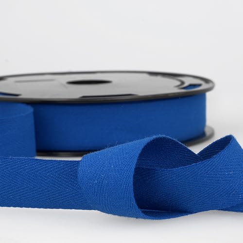 Baumwoll-Twillband, 5 m lang, Fischgrätenmuster, 25 mm breit, Königsblau Giddy Square Baumwoll-Twillband, 5 m lang, Fischgrätenmuster, 25 mm breit, Königsblau Giddy Square von Giddy Square