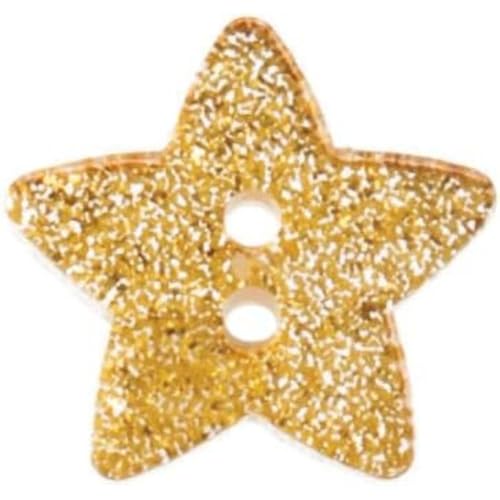 Giddy Square Glitzerknöpfe mit Sternen, 5 Stück, 18 mm, goldfarben, glatte Oberfläche, ideal zum Verzieren von Kleidung und Accessoires Giddy Square Glitzerknöpfe mit Sternen, 5 Stück, 18 mm, goldfarben, glatte Oberfläche, ideal zum Verzieren von Kleidung und Accessoires von Giddy Square