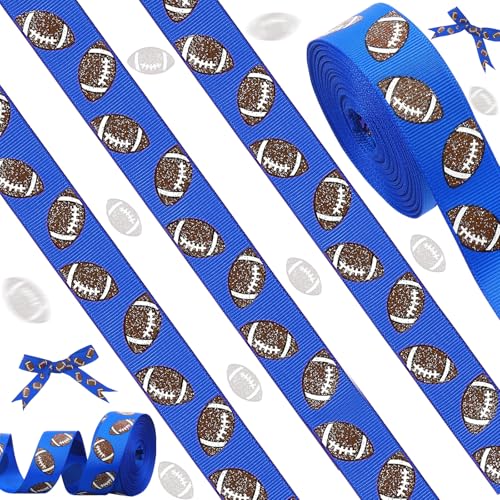 Giegxin 9,1 m langes Fußball-Glitzerband mit Drahtrand, Fußball-Thema, Glitzer, Basteln, Stoffbänder, Ripsband, Party-Dekorationen für Handwerk, Team-Haarschleife, Schlüsselband, Geschenkverpackung Giegxin 9,1 m langes Fußball-Glitzerband mit Drahtrand, Fußball-Thema, Glitzer, Basteln, Stoffbänder, Ripsband, Party-Dekorationen für Handwerk, Team-Haarschleife, Schlüsselband, Geschenkverpackung von Giegxin